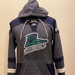 CCM Florida Everblades ECHL Hockey Hoodie Mens Small Lace-Up Pullover